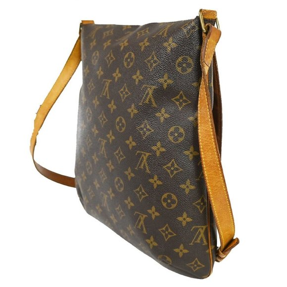 LOUIS VUITTON Musette Shoulder Bag Monogram Leather Brown France M51256 83SH259 - Picture 13 of 15